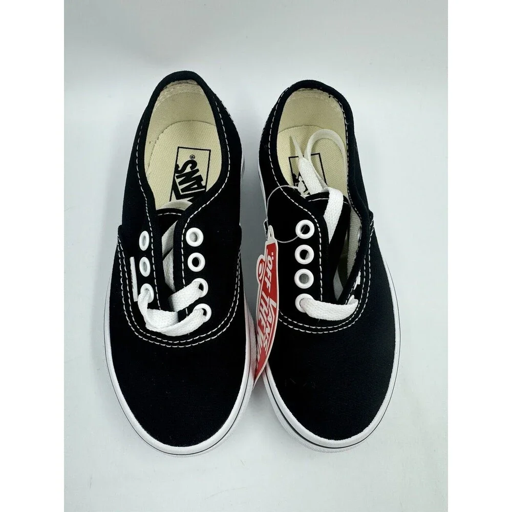 Children Unisex Sneakers Shoes Vans Kids Authentic Size 11 Black/White New